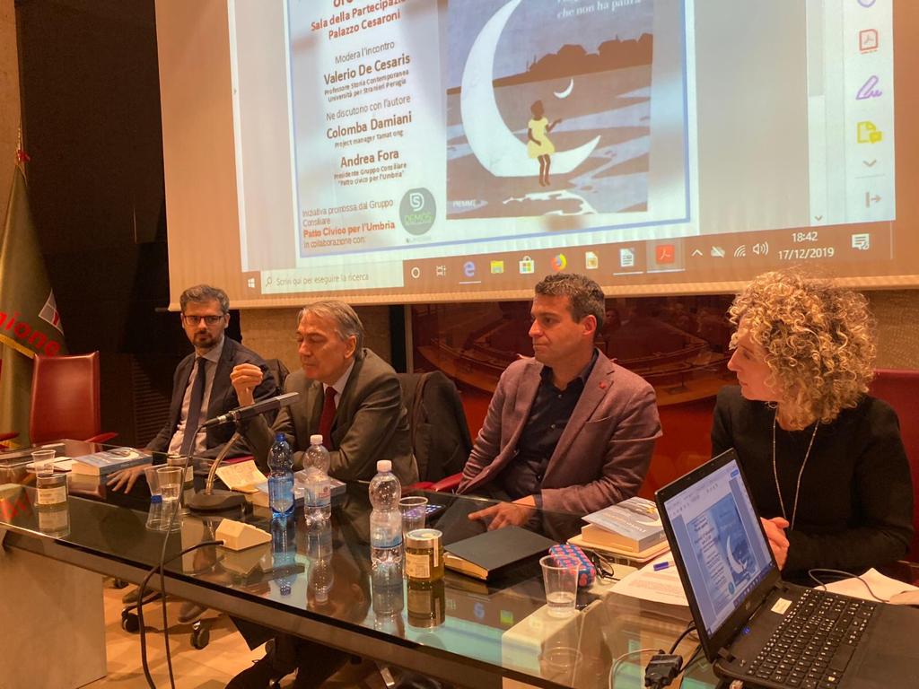 da sx Valerio De Cesaris Mario Marazziti Andrea Fora Colomba Damiani