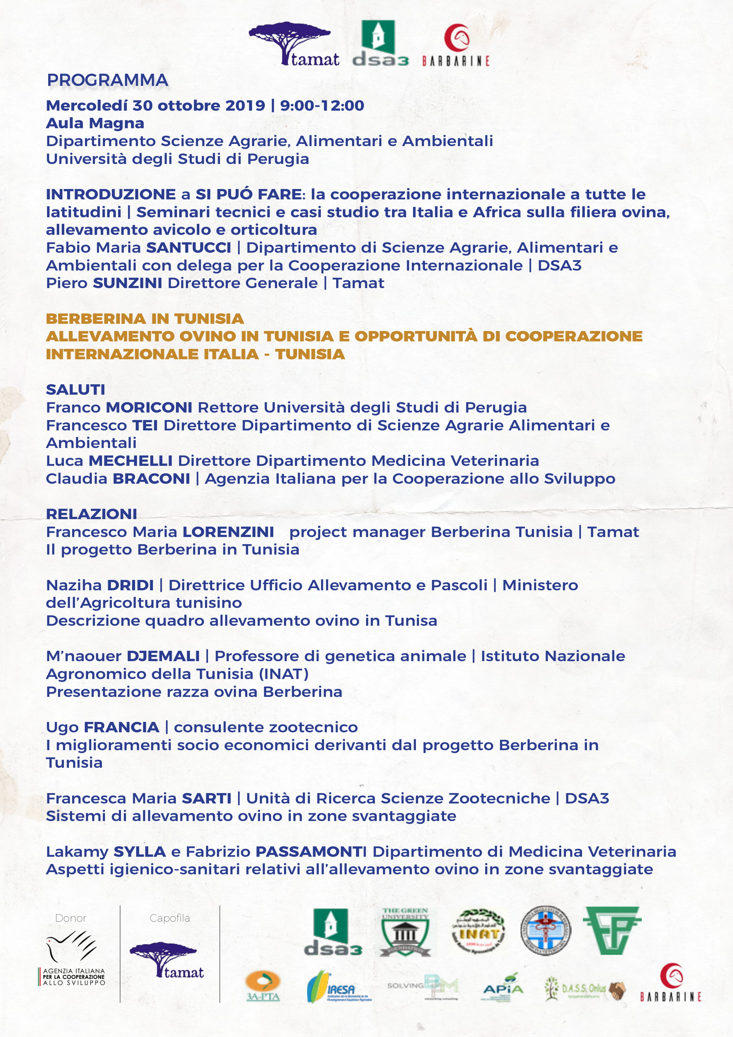 PROGRAMMA SI PUò FARE I seminario